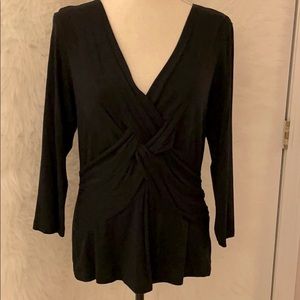 Black ruched top
